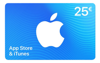 Carte-cadeau App Store & iTunes 25 euros
