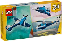 LEGO Creator 3 en 1 Aéronef : l’avion de course 31160-Arrière
