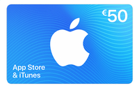 Carte-cadeau App Store & iTunes 50 euros