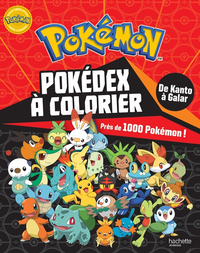 Pokémon Pokédex à colorier - De Kanto à Galar