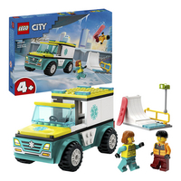 LEGO City 60403 L’ambulance de secours et le snowboardeur-Détail de l'article