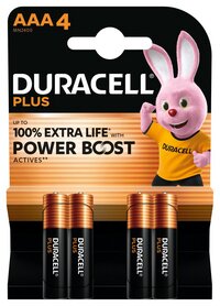Duracell Plus Powerboost AAA - 4 pièces