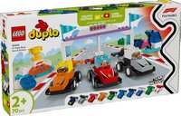 LEGO DUPLO Voitures de course et pilotes d’une écurie de F1 10445-commercieel beeld