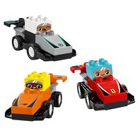LEGO DUPLO Voitures de course et pilotes d’une écurie de F1 10445-Détail de l'article