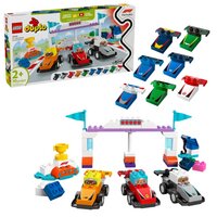 LEGO DUPLO Voitures de course et pilotes d’une écurie de F1 10445-Détail de l'article