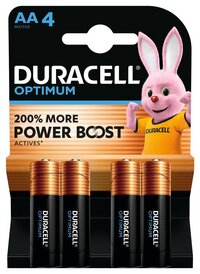 Duracell Optimum AA-batterij - 4 stuks