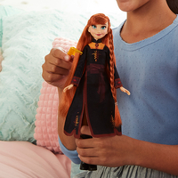 Poupée mannequin Disney La Reine des Neiges II avec set de coiffure Anna-Image 3