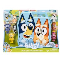 Jeu Bluey Coffret de collection avec 8 figurines Jeu de luxe-Avant