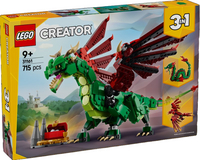LEGO Creator 3 en 1 Le dragon médiéval 31161