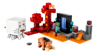 LEGO Minecraft 21255 Hinderlaag bij het Nether-portaal-Vooraanzicht