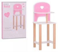 Chaise de salle à manger baby Rose en bois