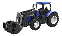 Kids Globe tracteur avec chargeur frontal bleu-Avant