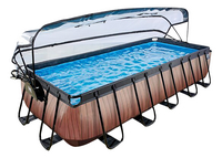 EXIT zwembad met overkapping en warmtepomp L 5,4 x B 2,5 x H 1 m Wood-Artikeldetail