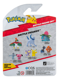 Pokémon figuur Battle Figure Set Pikachu + Mudkip + Boltund-Achteraanzicht