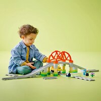 LEGO DUPLO Set d'extension : Les rails et le pont du train 10426-Image 1
