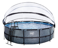EXIT piscine avec coupole et pompe à chaleur Ø 4,88 x H 1,22 m-Détail de l'article