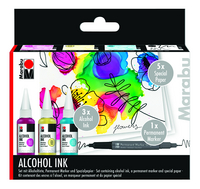 Marabu set Alcohol Ink FLOWERS-Vooraanzicht