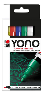 Marabu Marker set YONO - 6 stuks-Vooraanzicht