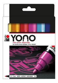 Marabu Marker set breed YONO - 12 stuks