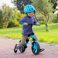 Smartrike Vélo d'équilibre de course à pied Bleu/Noir-Image 1
