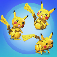 Mega Construx Pokémon Pikachu bouwset - 211 bouwstenen-Afbeelding 2