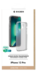 bigben cover silicone voor iPhone 13 Pro transparant-Vooraanzicht