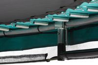 Salta trampoline enterré avec filet de sécurité Comfort Edition Ground Ø 4,27 m vert-Détail de l'article