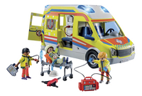 PLAYMOBIL City Life 71202 Ambulance met licht en geluid-Vooraanzicht