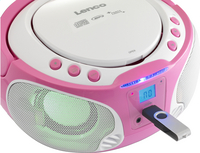 Lenco draagbare radio/cd-speler SCD 650 roze-Afbeelding 3