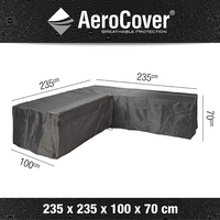 AeroCover beschermhoes voor loungeset polyester L 235 x B 235 x H 70 cm-Artikeldetail