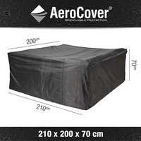 AeroCover housse de protection pour ensemble lounge polyester L 210 x Lg 200 x H 70 cm-Détail de l'article