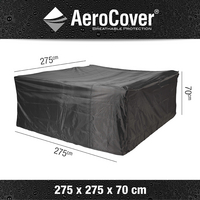 AeroCover housse de protection pour ensemble lounge polyester L 275 x Lg 275 x H 70 cm-Détail de l'article