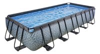 EXIT piscine avec filtre à cartouche L 5,4 x Lg 2,5 x H 1 m Stone-Détail de l'article