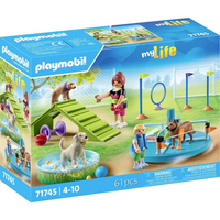 PLAYMOBIL City Life Parc à chiens 71745