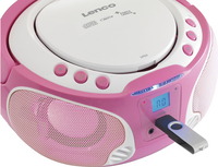 Lenco draagbare radio/cd-speler SCD 650 roze-Afbeelding 4