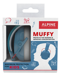 Alpine oorbeschermers Muffy blauw-Vooraanzicht