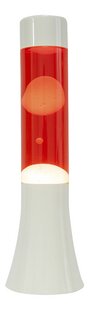 Mini lavalamp wit/rood-commercieel beeld