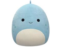 Squishmallows Peluche John Dino bleu ardoise avec ventre blanc 40 cm