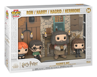 Funko Pop! Moment Harry Potter - Ron / Harry / Hagrid / Hermione - Hagrid's hut-Côté gauche