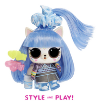L.O.L. Surprise! minipopje Hair Hair Hair Pets Serie 2 - blauw-Artikeldetail