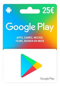 Carte-cadeau Google Play 25 euros-Détail de l'article