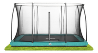 Salta trampoline enterré avec filet de sécurité Comfort Edition Ground L 3,66 x Lg 2,44 m vert-Détail de l'article