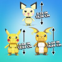 MEGA Construx Pokémon Build & Show Pikachu Evolution Trio-Artikeldetail
