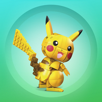 Mega Construx Pokémon Pikachu bouwset - 211 bouwstenen-Afbeelding 1