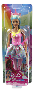 Barbie poupée mannequin Dreamtopia Unicorn - corne rose-Avant