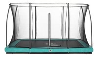 Salta trampoline enterré avec filet de sécurité Comfort Edition Ground L 3,66 x Lg 2,44 m vert-Avant
