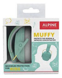 Alpine oorbeschermers Muffy munt-Vooraanzicht