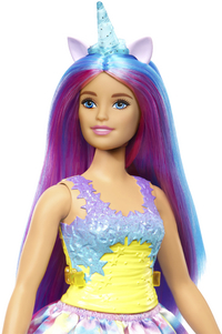 Barbie poupée mannequin Dreamtopia Unicorn - corne bleue-Détail de l'article