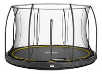 Salta trampoline enterré avec filet de sécurité Comfort Edition Ground Ø 4,27 m noir-Avant