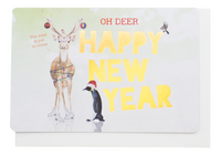 Enfant Terrible carte de vœux Happy New Year - 5 pièces